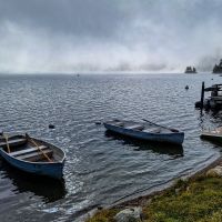 28.08. Silsersee Ausfahrt bei Morgennebel